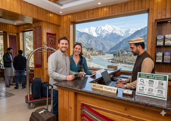Tourist Checking In – Complete Guide to Booking Hotels in AJK