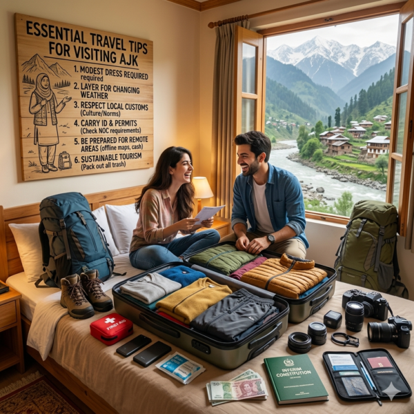 Traveler Packing Bags – Essential Travel Tips for Visiting AJK