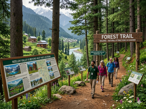 Forest Trail Walking – Natural Attractions in Kashmir for Nature Lovers