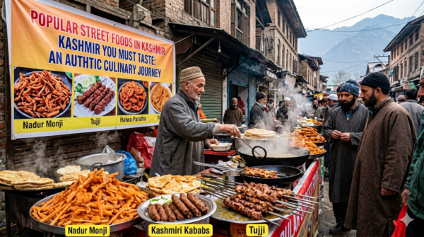 Street Food Vendor – Popular Street Foods in Kashmir You Must Taste: An Authentic Culinary Journey