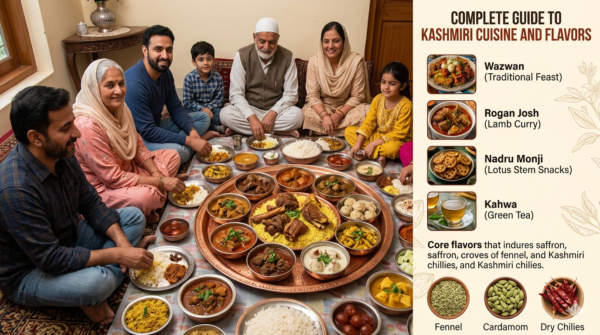 Family Dining Table – A Complete Guide to Kashmiri Cuisine and Flavors